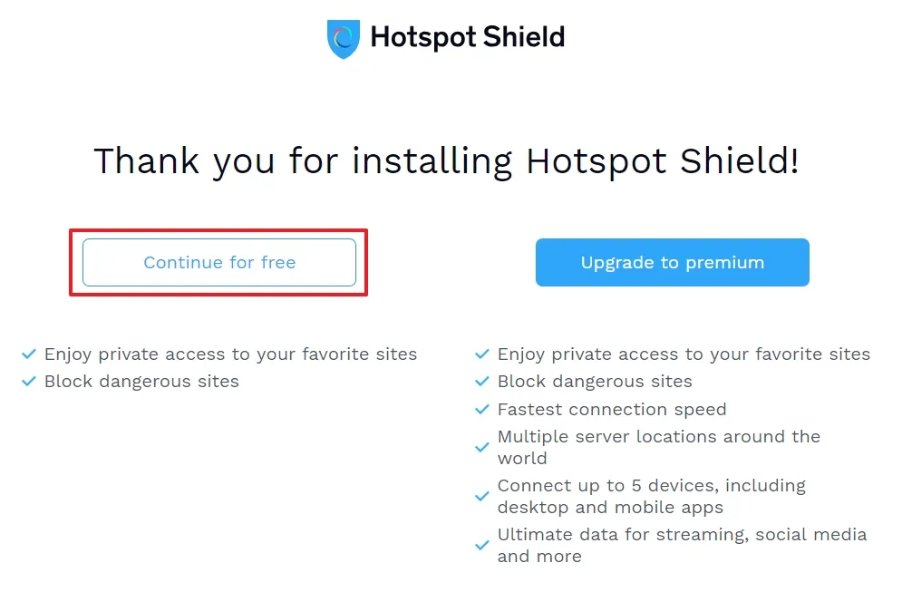 一般免費的 VPN 都會有高級會員的方案