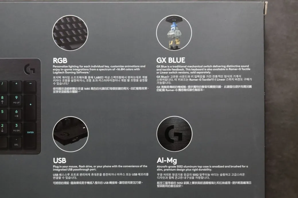 羅技 Logitech G512 GX 青軸機械式遊戲鍵盤。一起開箱趣（圖 4）