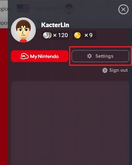 點選 「Settings」 進入個人設定區